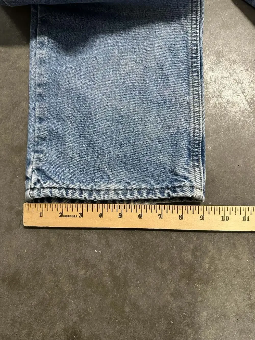 Carhartt B172 DST Flannel Lined Relaxed Fit Denim Jeans Size 40x34